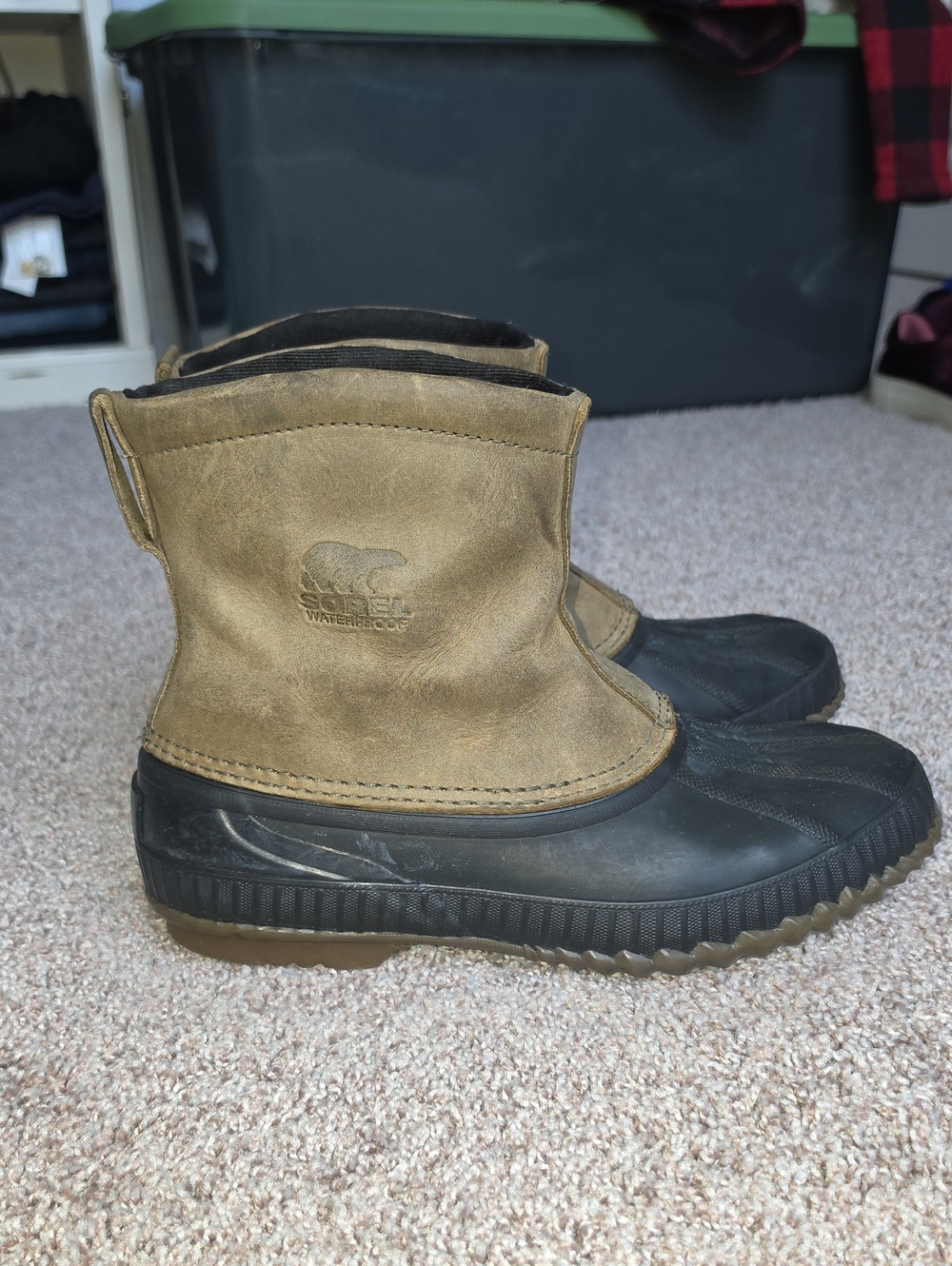 Sorel Cheyanne Premium Pull On Waterproof Duck Thinsulate Insulated Boots Men 9